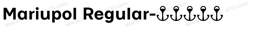 Mariupol Regular字体转换